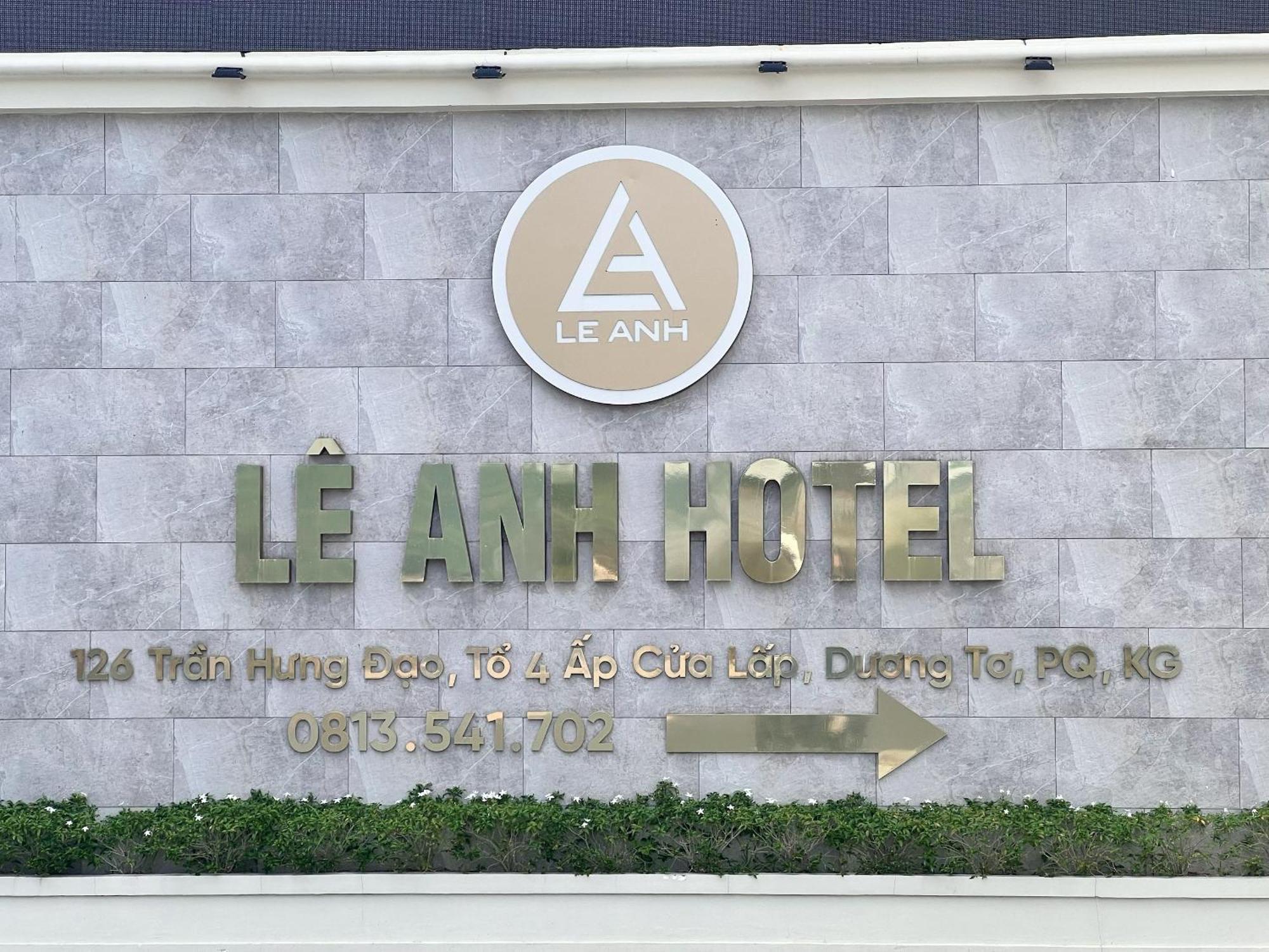 Le Anh Hotel Duong Dong Exterior foto